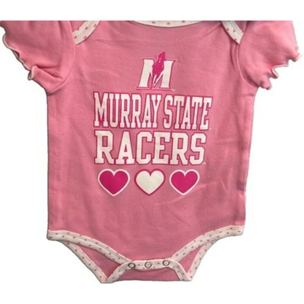 Murray State 3pc Bodysuit Set Girls Infant 0-3M